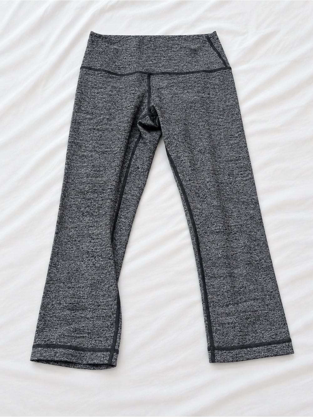 lululemon athletica Gray Heathered Kick Flare Leggings
